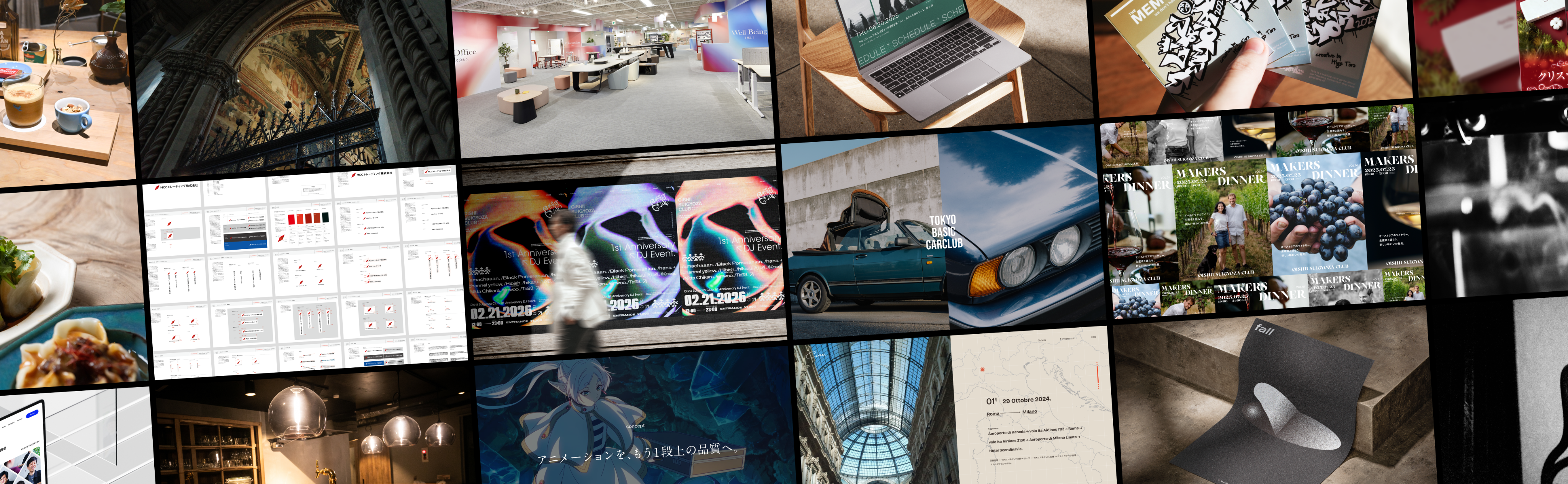 Logo on colored background